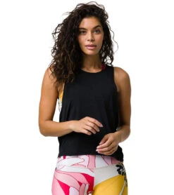 Onzie Tone Yoga Tank -Yoga Alliance 1740451840035 black