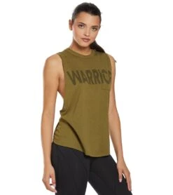 Free People Movement No Sweat Tank Army -Yoga Alliance 1740452790307 army 5a
