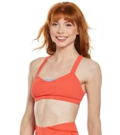 NUX Night Rider Yoga Sports Bra -Yoga Alliance 1740458950691 poppy 5a