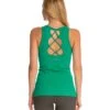 Beyond Yoga Open Back Criss-Cross Yoga TankTop -Yoga Alliance 1741279494179 brightemerald 1a