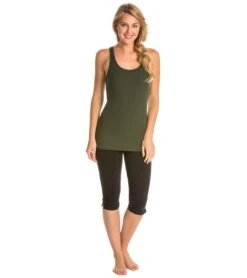 Beyond Yoga Open Back Criss-Cross Yoga TankTop 25 Beyond Yoga Open Back Criss-Cross Yoga TankTop -Yoga Alliance 1741279756323 wintergreen 4a