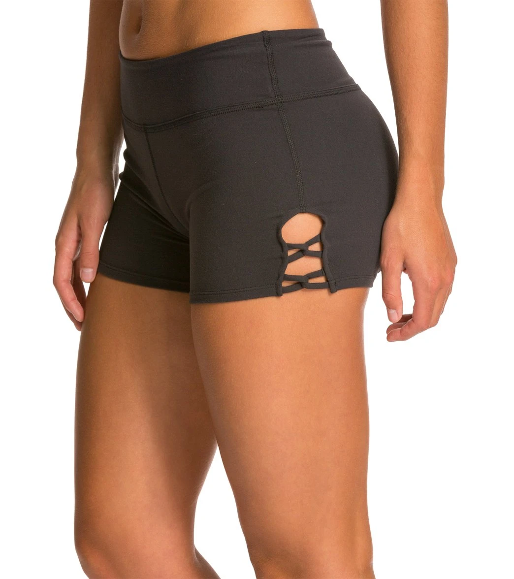 Beyond Yoga Interloop Yoga Shorts Black 6 Beyond Yoga Interloop Yoga Shorts Black - Image 4