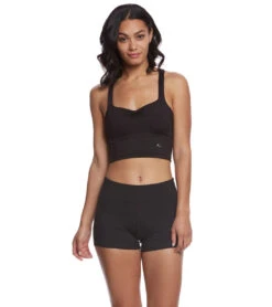 Mika Yoga Wear Lorena Hot Yoga Shorts -Yoga Alliance 1741638402083 black 4a