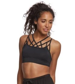 Marika Melody Yoga Sports Bra -Yoga Alliance 1741647937571 black 1a