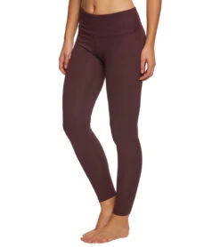 Balance Collection Basic High Waisted Yoga Leggings Wild Plum