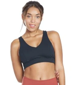 Manduka Mudra Yoga Sports Bra -Yoga Alliance 1741807255587 black
