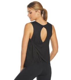 Balance Collection Canyon Singlet Yoga Tank Top Black -Yoga Alliance 1741809221667 black
