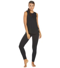 Balance Collection Canyon Singlet Yoga Tank Top Black -Yoga Alliance 1741809221667 black 4a