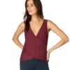 Beyond Yoga Reverse Direction Lightweight Yoga Tank Team Burgundy/Bold Burgundy -Yoga Alliance 1741820559395 teamburgundyboldburgundy 2a