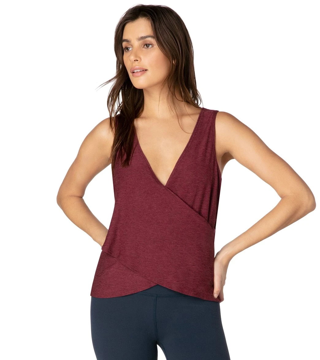 Beyond Yoga Reverse Direction Lightweight Yoga Tank Team Burgundy/Bold Burgundy 3 Beyond Yoga Reverse Direction Lightweight Yoga Tank Team Burgundy/Bold Burgundy