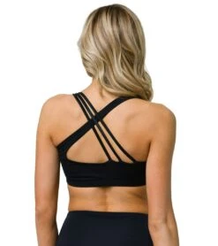 Onzie Aerial Yoga Sports Bra Shiny/Matte Black -Yoga Alliance 1741846216739 shinymatteblack