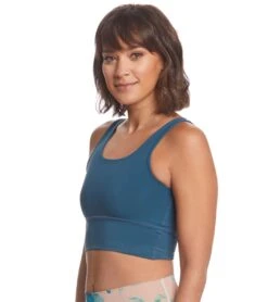 DYI Elevate Yoga Sports Bra Teal 16 DYI Elevate Yoga Sports Bra Teal -Yoga Alliance 1741894942755 teal 3a