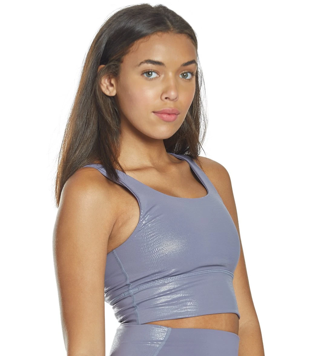 DYI Elevate Yoga Sports Bra Moonstone Reptile Foil 3 DYI Elevate Yoga Sports Bra Moonstone Reptile Foil