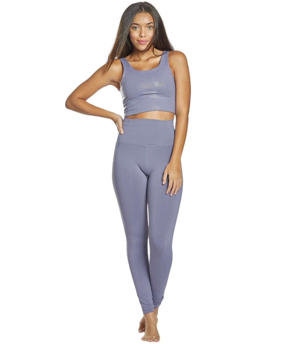 DYI Elevate Yoga Sports Bra Moonstone Reptile Foil 5 DYI Elevate Yoga Sports Bra Moonstone Reptile Foil - Image 3