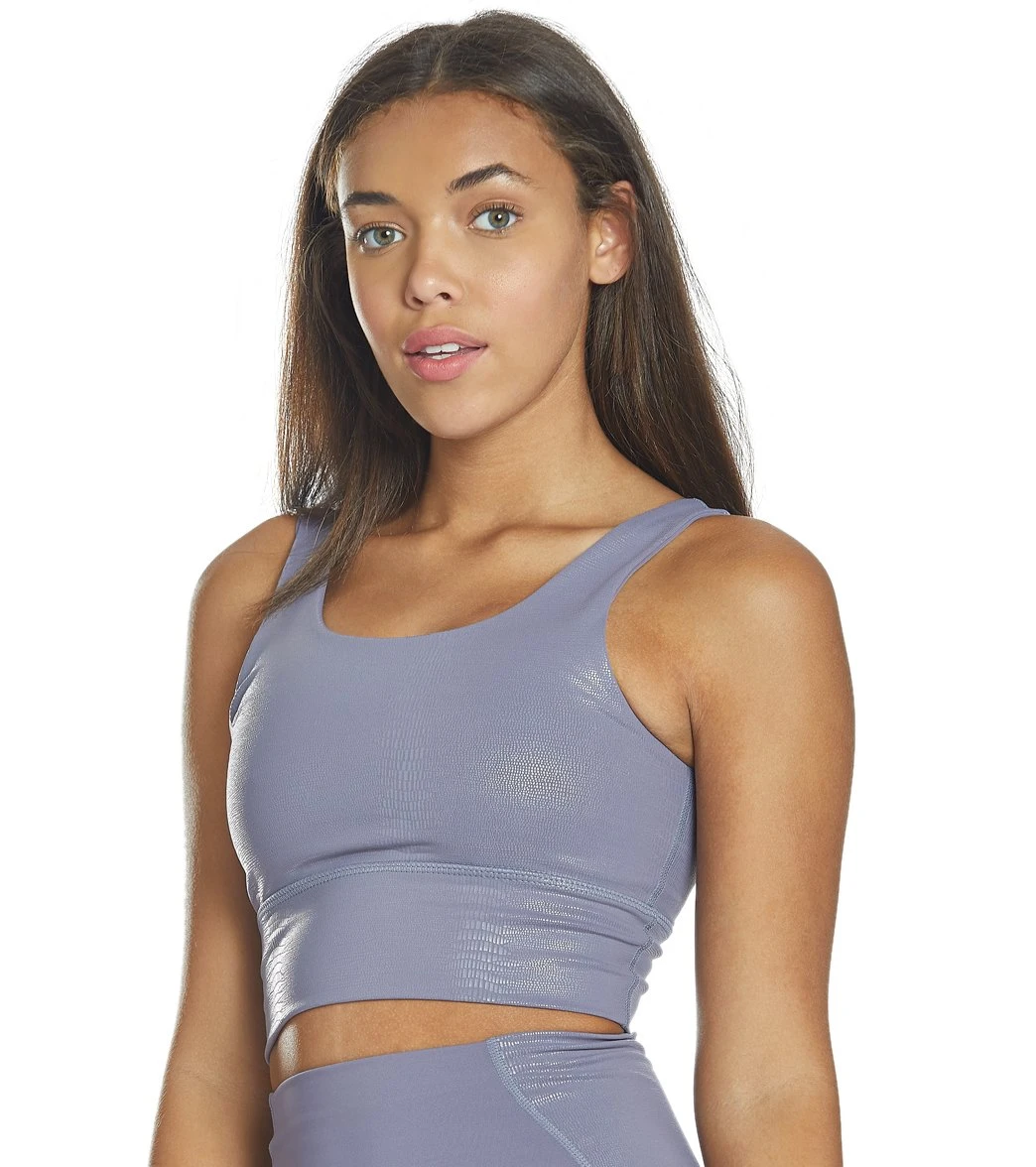 DYI Elevate Yoga Sports Bra Moonstone Reptile Foil 9 DYI Elevate Yoga Sports Bra Moonstone Reptile Foil - Image 7