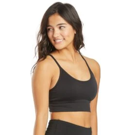 Marika Jillian Seamless Yoga Sports Bra -Yoga Alliance 1749600960547 black 3a