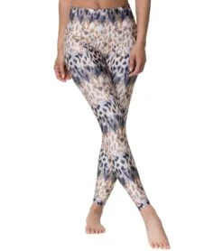 Onzie Tech Cell Phone Pocket Yoga Leggings Safari -Yoga Alliance 1765363449891 safari