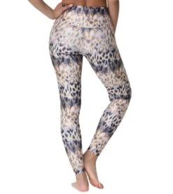 Onzie Tech Cell Phone Pocket Yoga Leggings Safari