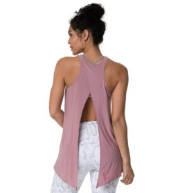 Onzie Tie Back Tank Rosy Cheeks -Yoga Alliance 1768128643107 rosycheeks
