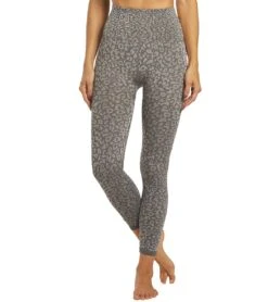 Free People Movement Good Karma Leopard Yoga Leggings Carbon -Yoga Alliance 1776308289571 carbon