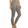 Free People Movement Good Karma Leopard Yoga Leggings Carbon