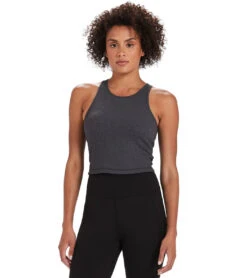 Vuori Plyo Yoga Support Tank Charcoal Heather -Yoga Alliance 1806057963555 charcoalheather