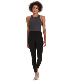 Vuori Plyo Yoga Support Tank Charcoal Heather -Yoga Alliance 1806057963555 charcoalheather 4a