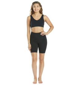 Everyday Yoga High Waisted Biker Shorts 7" -Yoga Alliance 4099707568163 black 4a