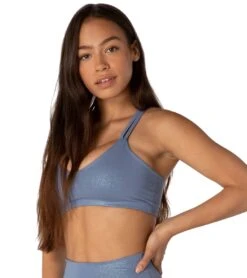 Beyond Yoga Twinkle Yoga Sports Bra -Yoga Alliance 4166188662819 serenebluebluedizzytwinkle 2a