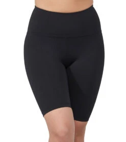 Manduka Pro High Waisted Biker Yoga Shorts -Yoga Alliance 4175639543843 black 1a