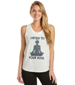 SuperLoveTees Listen To Your Soul Yoga Muscle Tee