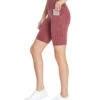 Marika Belle Bermuda Yoga Shorts Crushed Berry