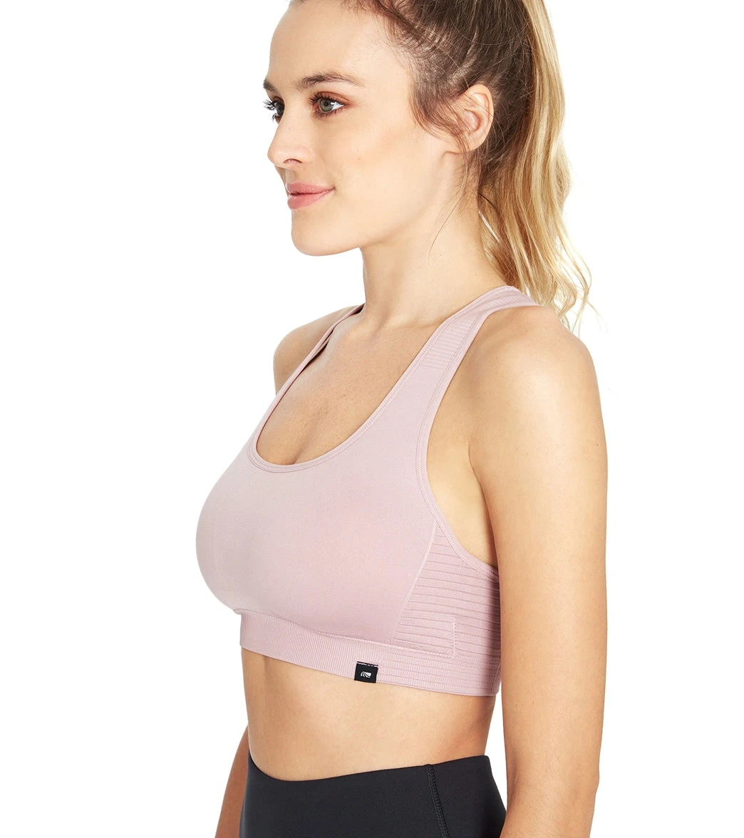 Marika Haley Seamless Yoga Sports Bra Mauve Shadows 4 Marika Haley Seamless Yoga Sports Bra Mauve Shadows - Image 2