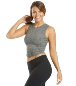 Spiritual Gangster Twisted Open Back Yoga Tank Medium Heather Grey 10 Spiritual Gangster Twisted Open Back Yoga Tank Medium Heather Grey -Yoga Alliance 4327279951915 mediumheathergrey 5a