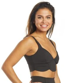 Free People Petal Pusher Yoga Sports Bra Black