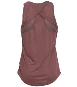 Balance Collection Criss Cross Racerback Yoga Tank Plum Wine