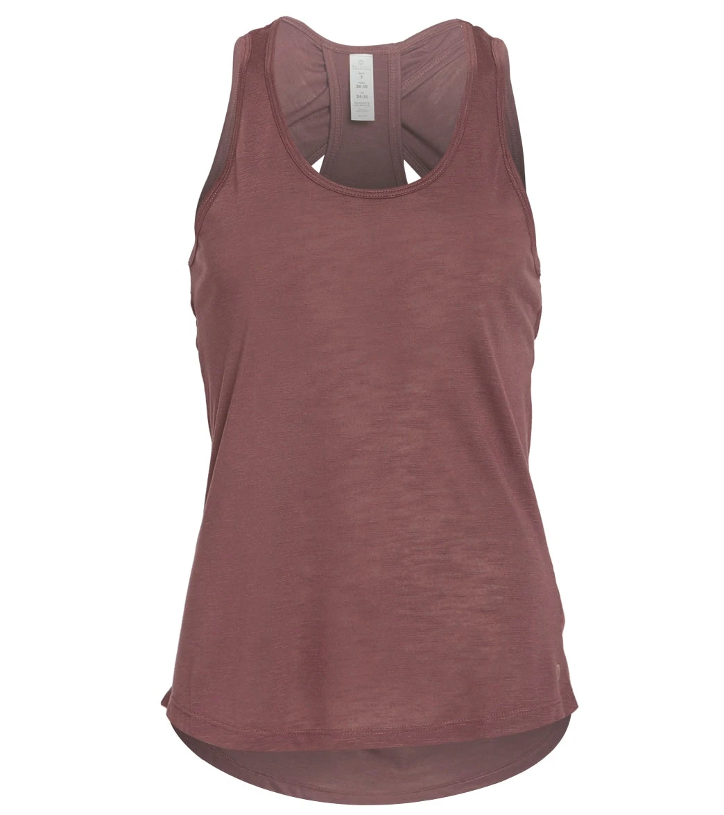 Balance Collection Criss Cross Racerback Yoga Tank Plum Wine 4 Balance Collection Criss Cross Racerback Yoga Tank Plum Wine - Image 2