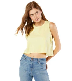 Beyond Yoga Jersey Don't Distress Balance Cropped Yoga Tank -Yoga Alliance 4459287183403 sunbeamgarmentdye