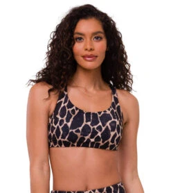Onzie Chic Yoga Sports Bra Giraffe