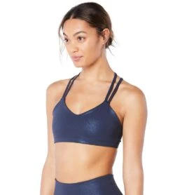 Beyond Yoga Twinkle Yoga Sports Bra -Yoga Alliance 4501440757803 shinynocturnalnavytwinkle 3a