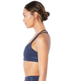 Beyond Yoga Twinkle Yoga Sports Bra -Yoga Alliance 4501440757803 shinynocturnalnavytwinkle 4a