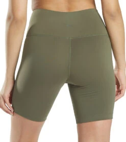 Everyday Yoga High Waisted Biker Shorts 7" -Yoga Alliance 4514234597419 darkolive 3a
