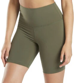 Everyday Yoga High Waisted Biker Shorts 7" -Yoga Alliance 4514234597419 darkolive 5a