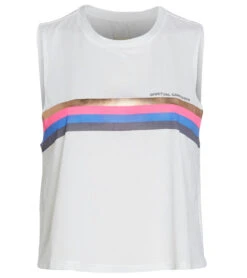 Spiritual Gangster SGV Stripe Active Crop Tank