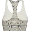 DYI Elevate Printed Racer Sports Bra Python 1 DYI Elevate Printed Racer Sports Bra Python -Yoga Alliance 4833414676523 python 2a