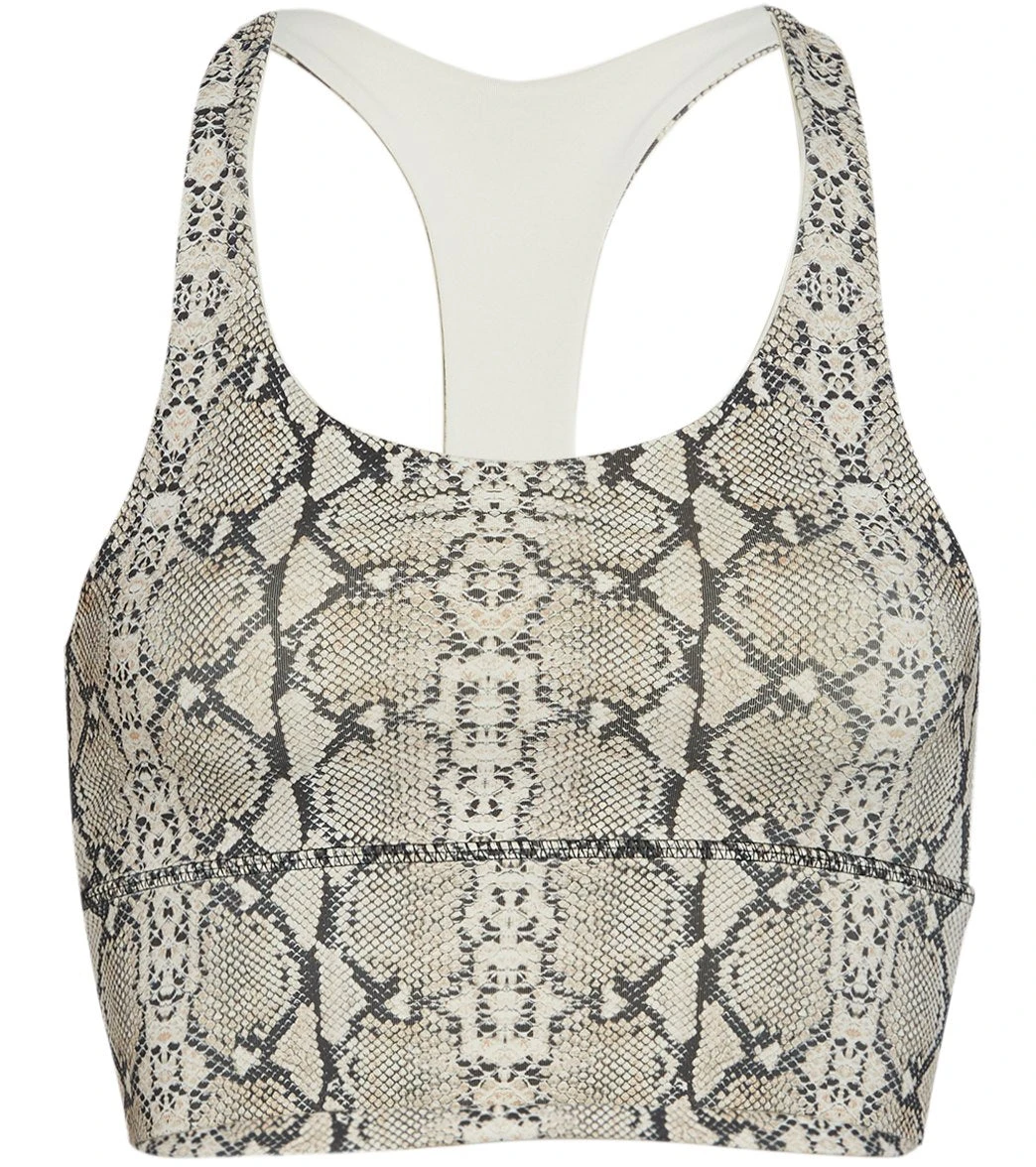 DYI Elevate Printed Racer Sports Bra Python 4 DYI Elevate Printed Racer Sports Bra Python - Image 2