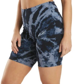 Hard Tail Flat Waist Biker Shorts Dark Blue 10 Hard Tail Flat Waist Biker Shorts Dark Blue -Yoga Alliance 4835922247723 darkblue 5a