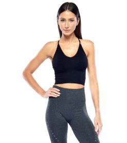 Electric Yoga Soft Seamless Yoga Bra -Yoga Alliance 4842866442283 black