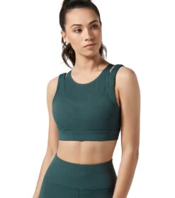 Lilybod Amber Yoga Sports Bra Smoke Green -Yoga Alliance 4846127808555 smokegreen