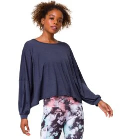Onzie OM Long Sleeve Yoga Top Ombre Blue 11 Onzie OM Long Sleeve Yoga Top Ombre Blue -Yoga Alliance 4849557012523 ombreblue
